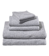 Marled Organic Textured Cotton Towel Set