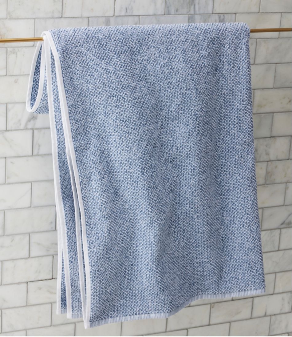 Marled Organic Textured Cotton Towel Set