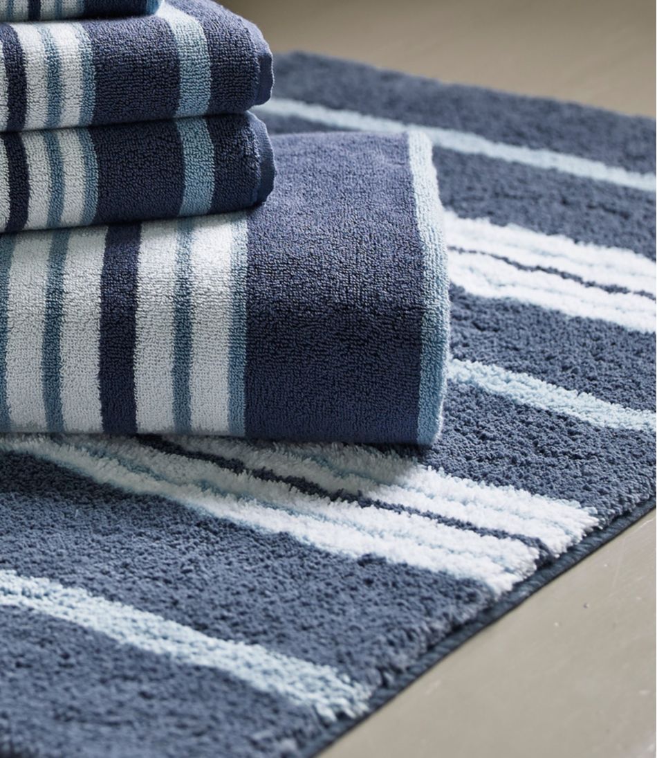 Premium Cotton Bath Mat Multistripe