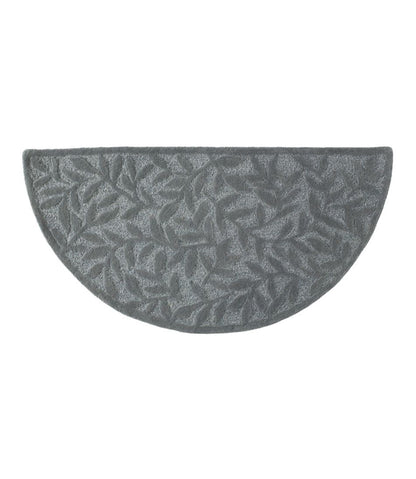 Wool Hearth Rug, Crescent, Leaf