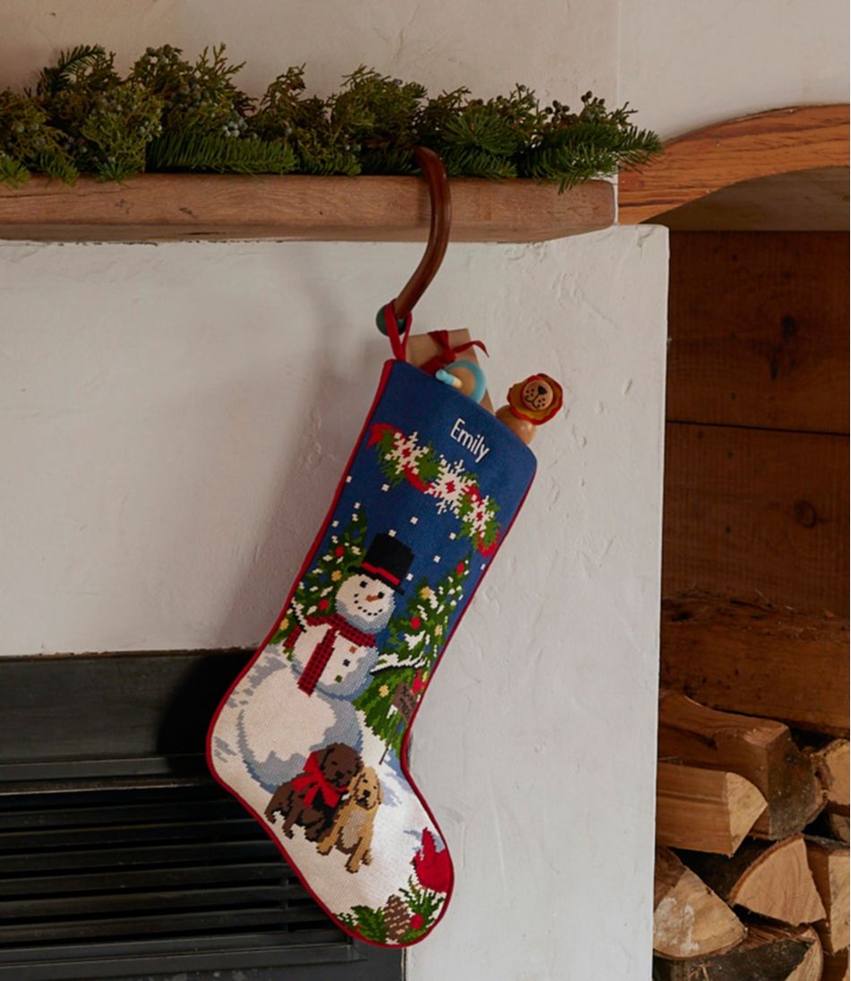 Set of Two Wooden Stocking Hangers
