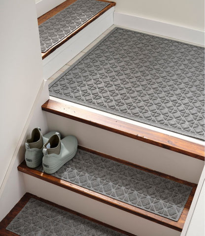 Everyspace Recycled Waterhog Mat, Square, Tiles
