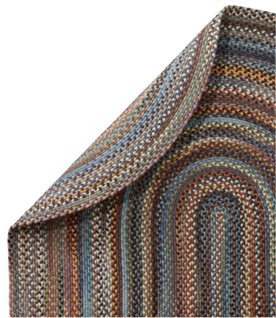 L.L.Bean Braided Wool Rug Oval