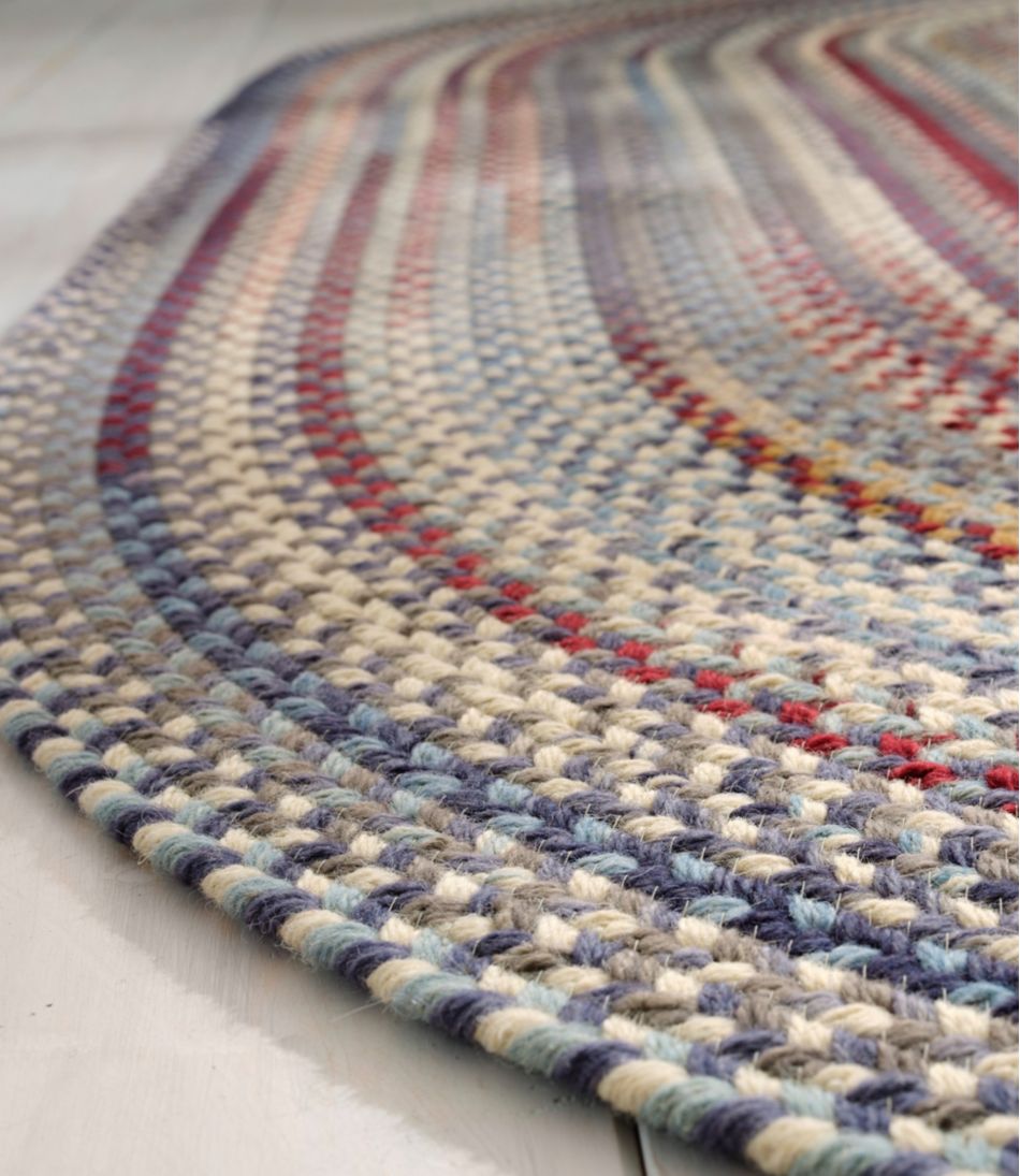 L.L.Bean Braided Wool Rug Oval