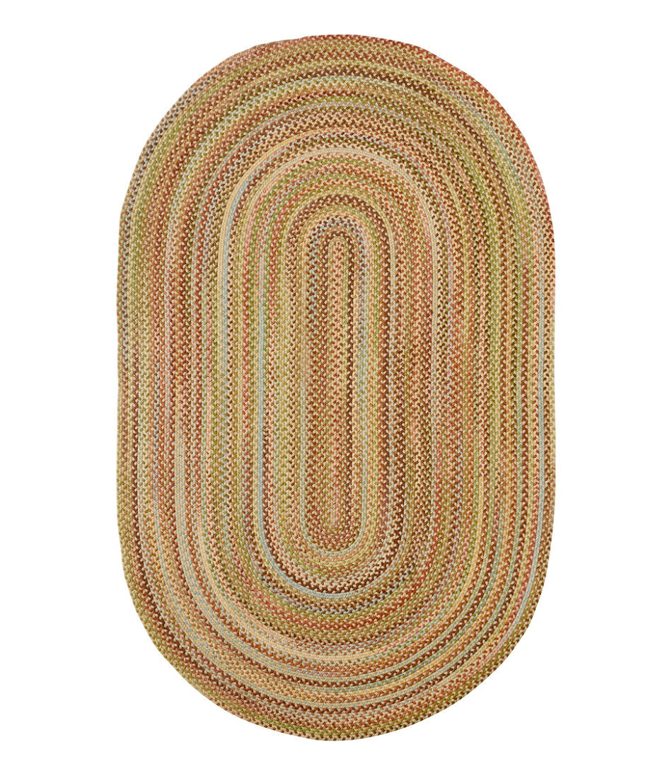 Oval L.L.Bean Braided Wool Rug