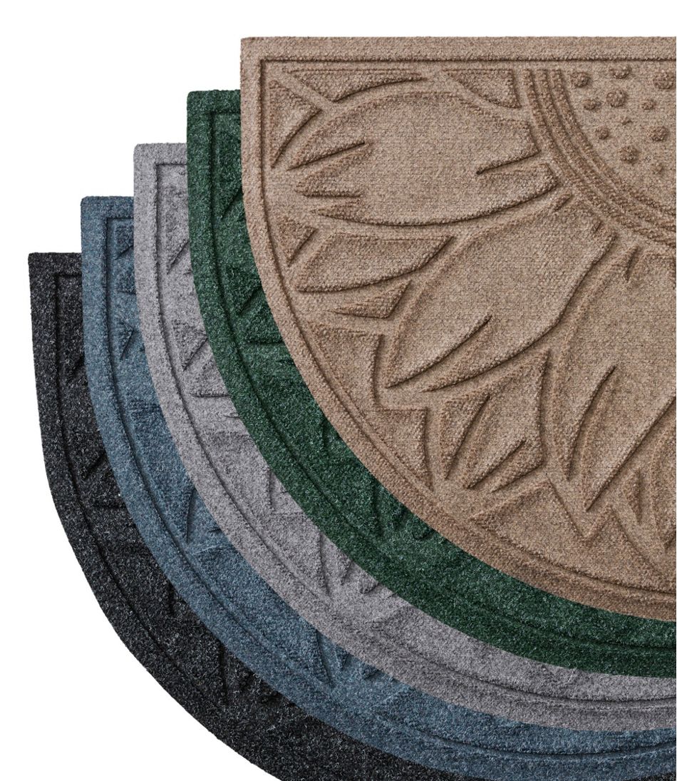 Sunflower Everyspace Recycled Waterhog Doormat Half Round