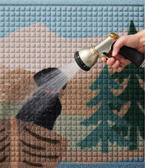 Printed Recycled Waterhog Doormat Row Boats