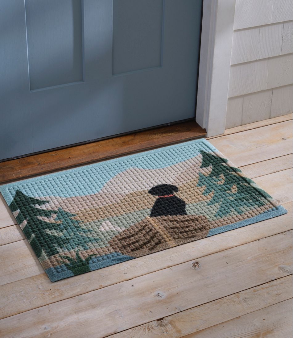 Printed Recycled Waterhog Doormat Row Boats