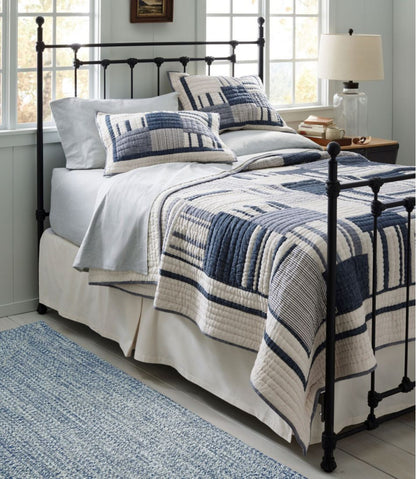 All-Weather Braided Rug, Concentric Pattern Rectangular