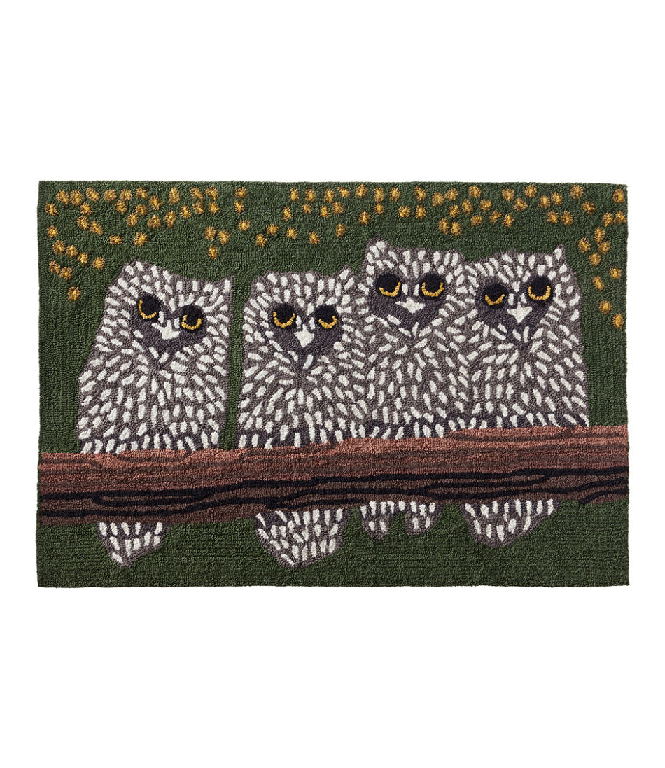 Indoor/Outdoor Vacationland Rug Owls