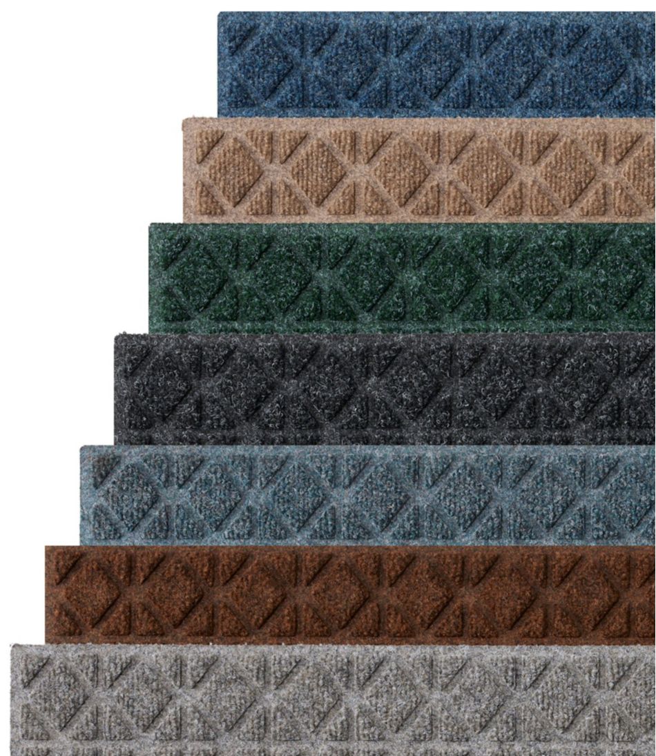Everyspace Recycled Waterhog Mat Set of Four Tiles Stair Treads