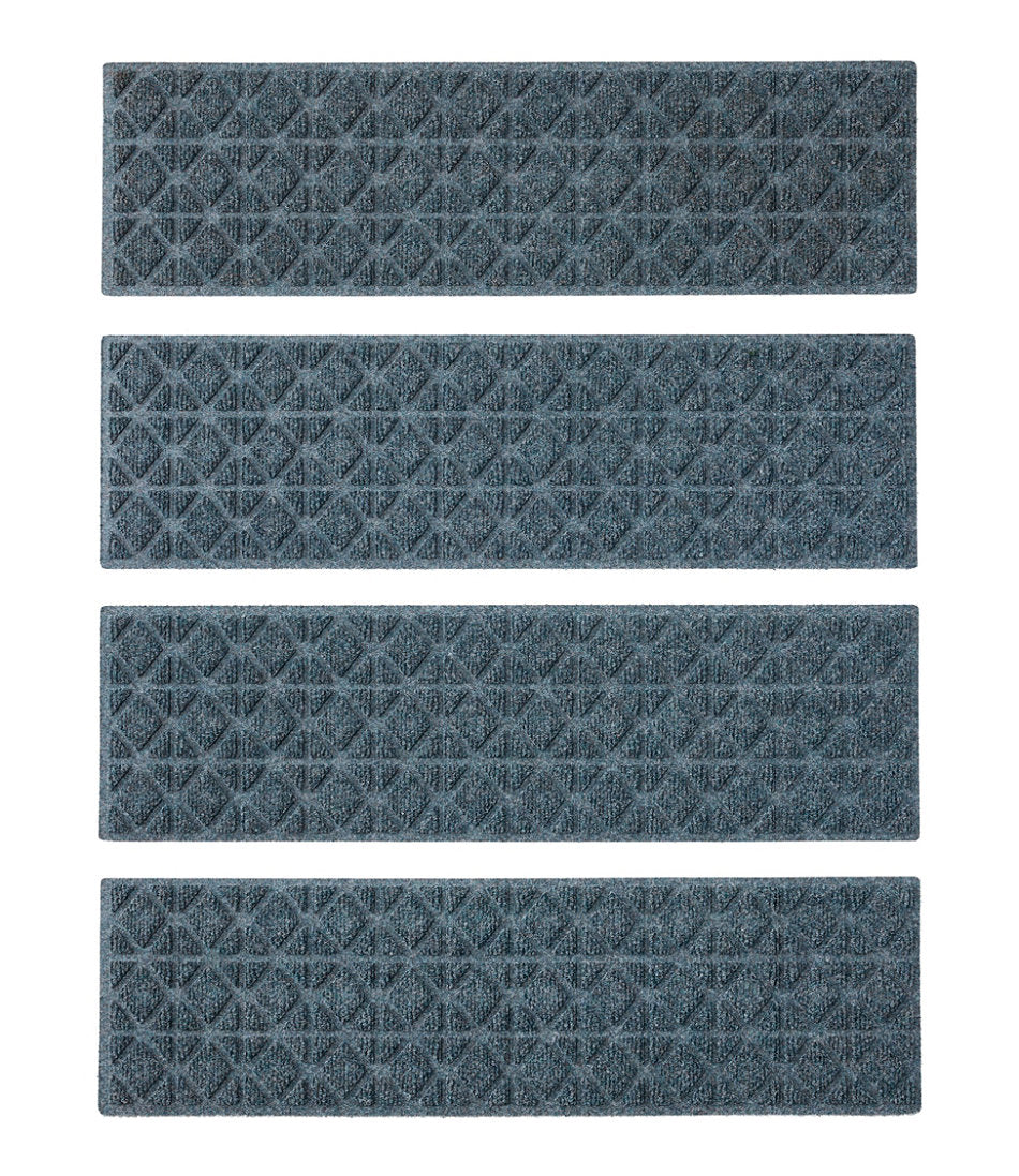 Everyspace Recycled Waterhog Mat Set of Four Stair Treads Tiles