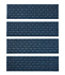 Everyspace Recycled Waterhog Mat Set of Four Tiles Stair Treads