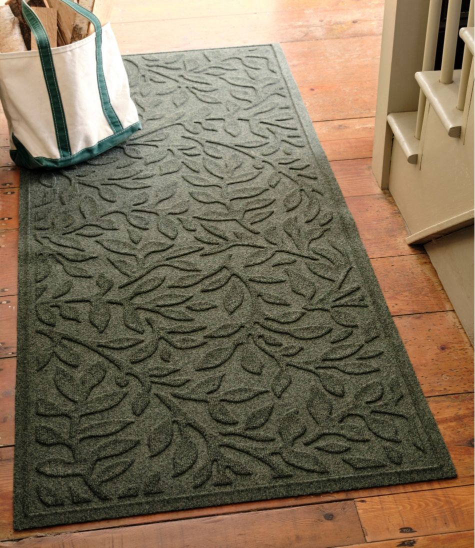 Heavyweight Recycled Waterhog Mat Runner Woodland Leaf
