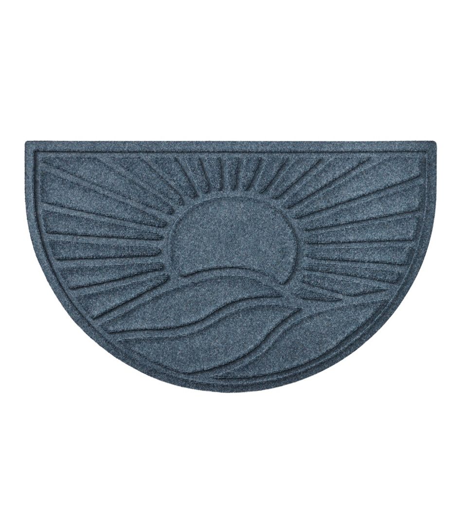 Half Round Sunrise Everyspace Recycled Waterhog Doormat