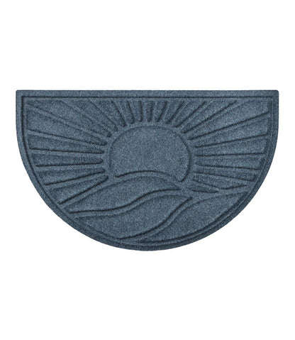 Everyspace Recycled Waterhog Doormat, Half Round, Sunrise