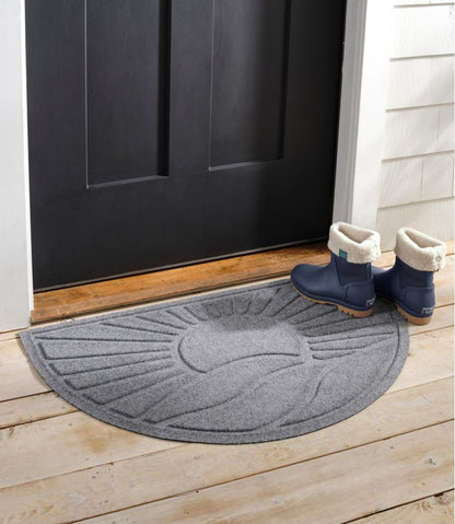 Everyspace Recycled Waterhog Doormat, Half Round, Sunrise