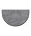 Half Round Sunrise Everyspace Recycled Waterhog Doormat