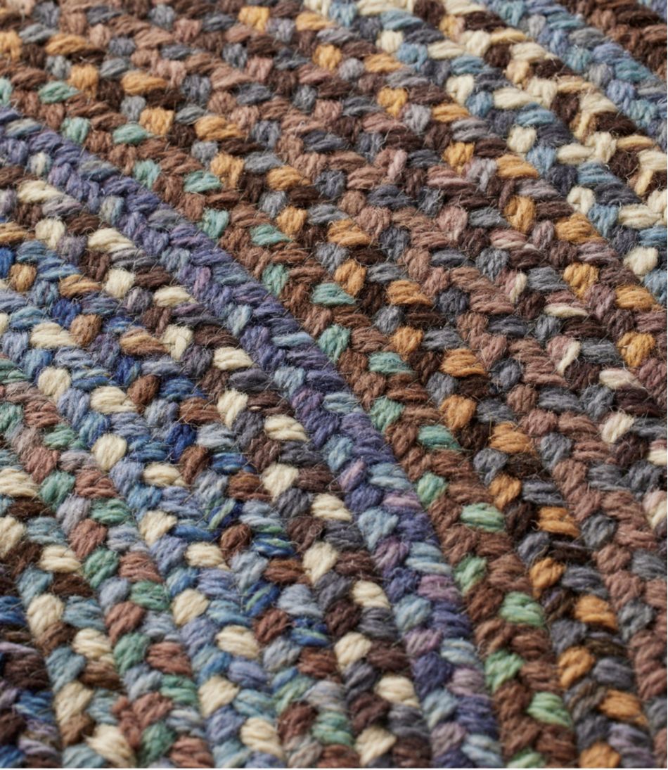 L.L.Bean Braided Wool Rug 6' Diam.