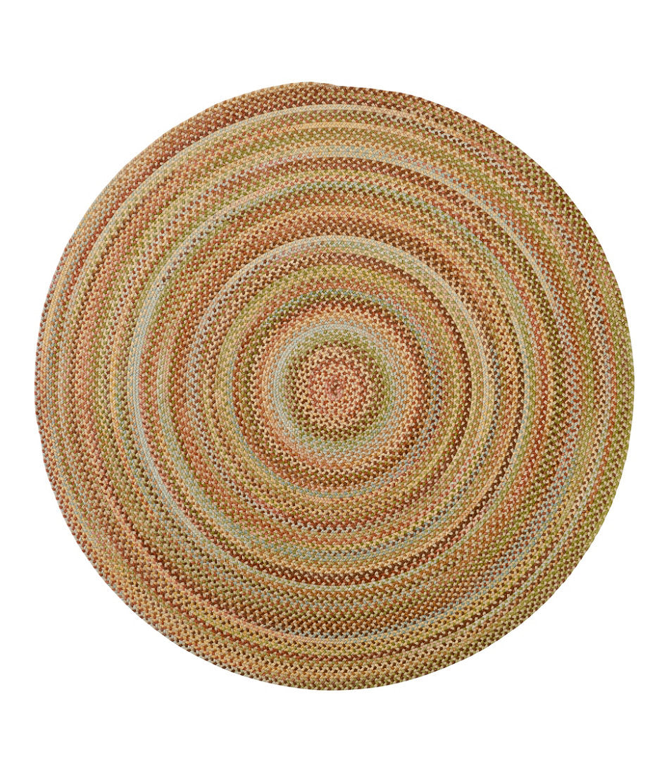 6' Diam. L.L.Bean Braided Wool Rug