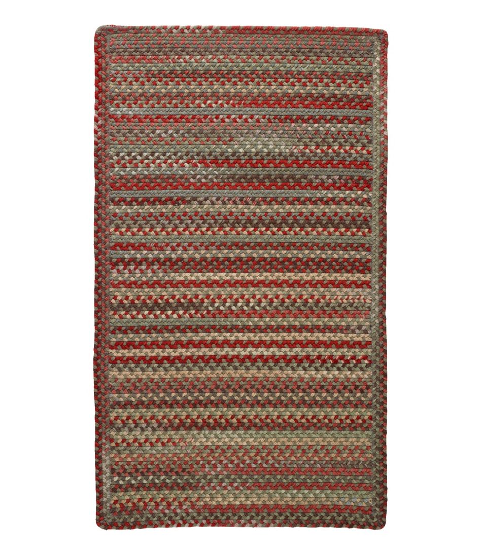 L.L.Bean Braided Wool Rug Horizontal Braid