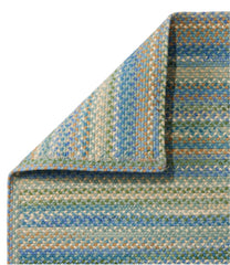 L.L.Bean Braided Wool Rug Horizontal Braid