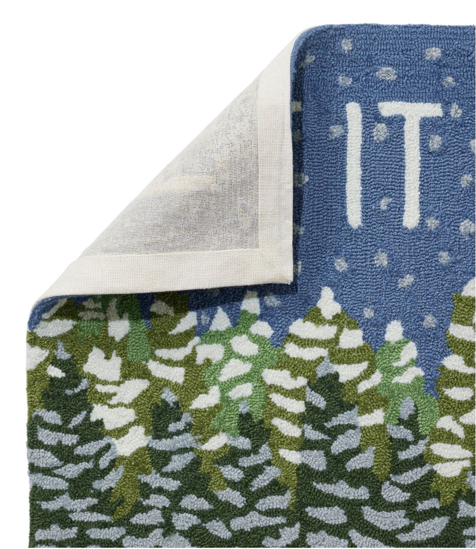 Indoor/Outdoor Vacationland Rug Frosted Trees