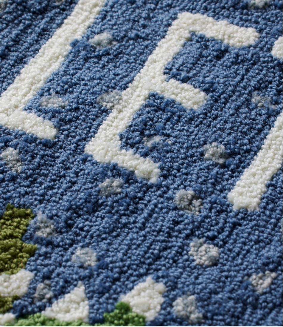 Indoor/Outdoor Vacationland Rug Frosted Trees