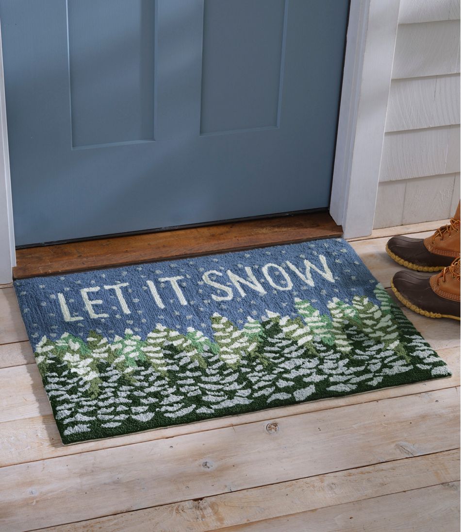 Indoor/Outdoor Vacationland Rug Frosted Trees