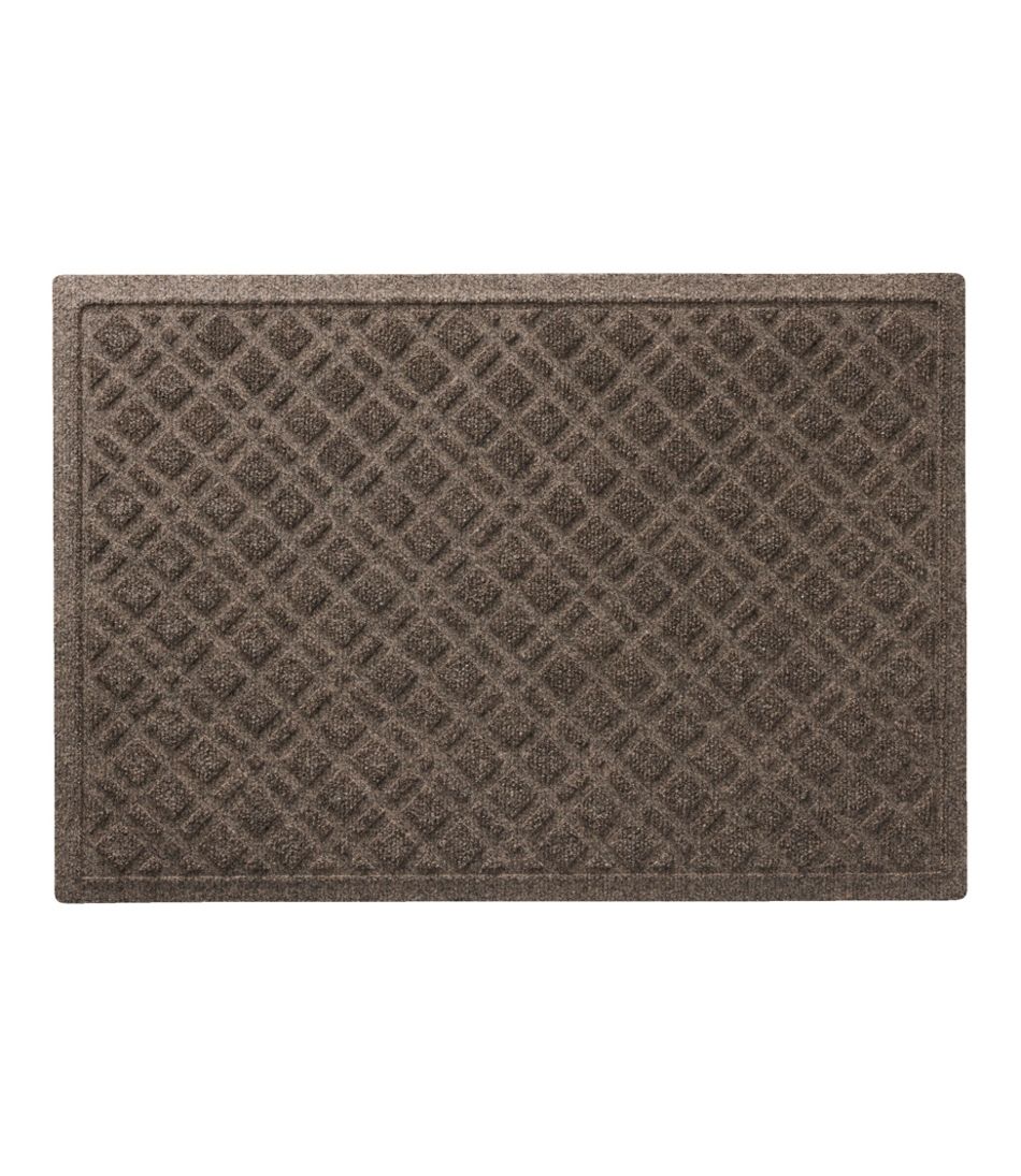 Heavyweight Recycled Waterhog Doormat Plaid