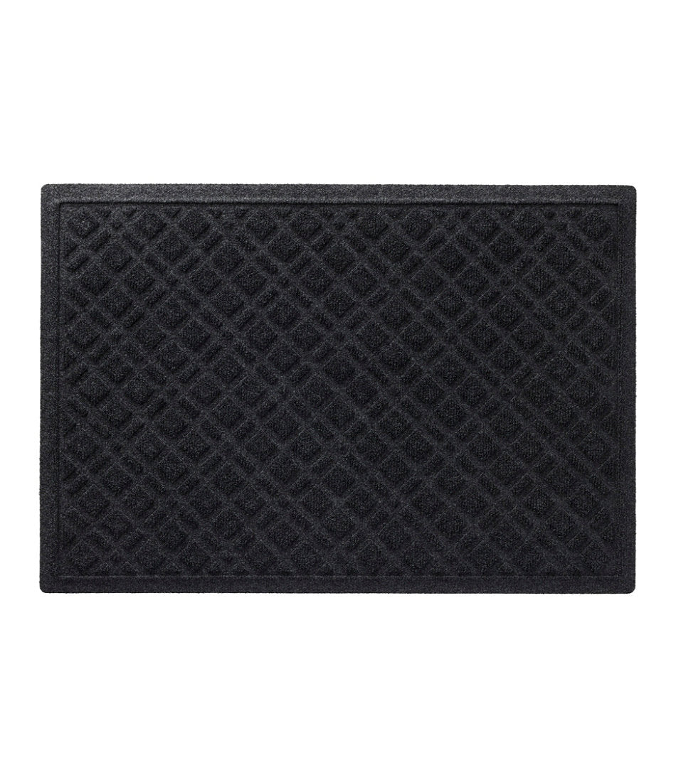 Heavyweight Recycled Waterhog Doormat Plaid