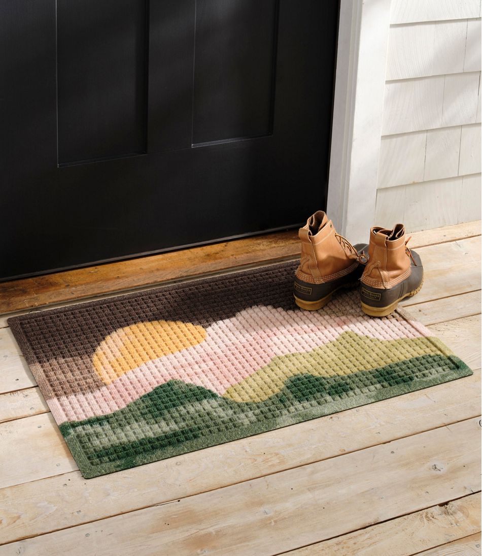 Printed Recycled Waterhog Doormat Sunset