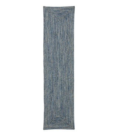 All-Weather Braided Runner, Concentric Pattern Rectangular