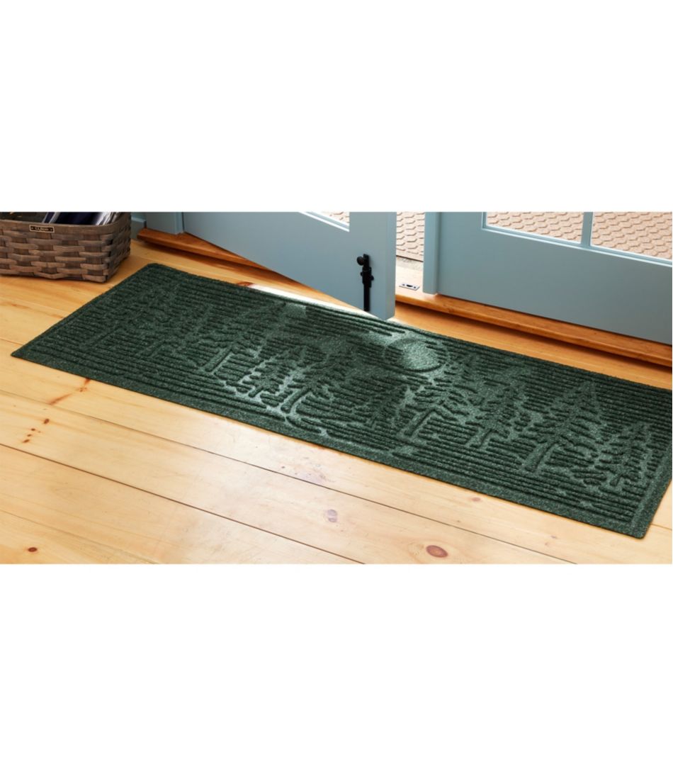 Pine Trees Everyspace Recycled Waterhog Wide Doormat