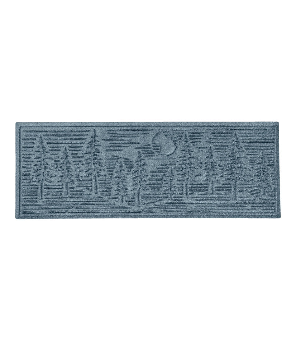 Pine Trees Everyspace Recycled Waterhog Wide Doormat
