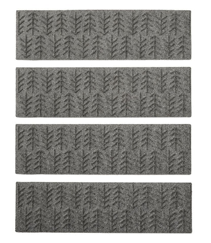 Everyspace Recycled Waterhog Mat, Stair Treads, Set of Four, Trees