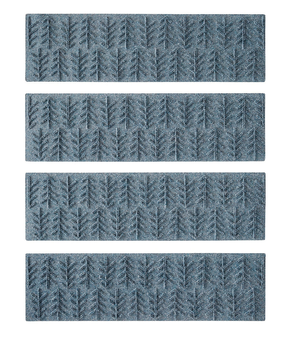 Trees Everyspace Recycled Waterhog Mat Set of Four Stair Treads
