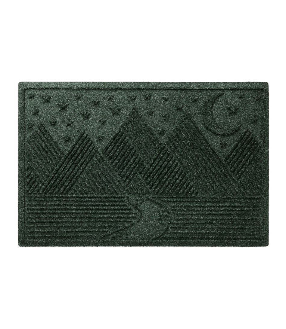 Everyspace Recycled Waterhog Doormat Twilight Mountain Range