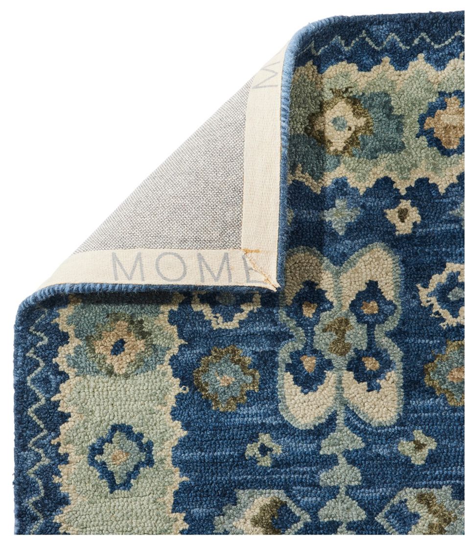 Double Border Wool Hooked Runner