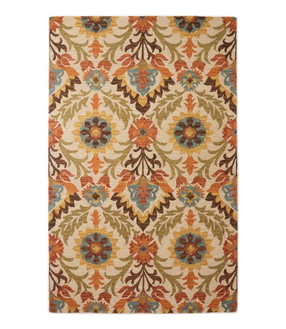 Woodland Wool Hooked Rug