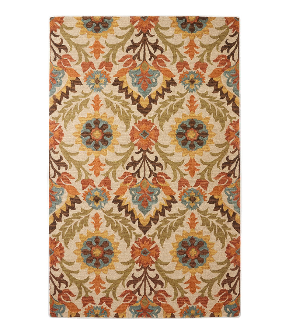 Woodland Wool Hooked Rug