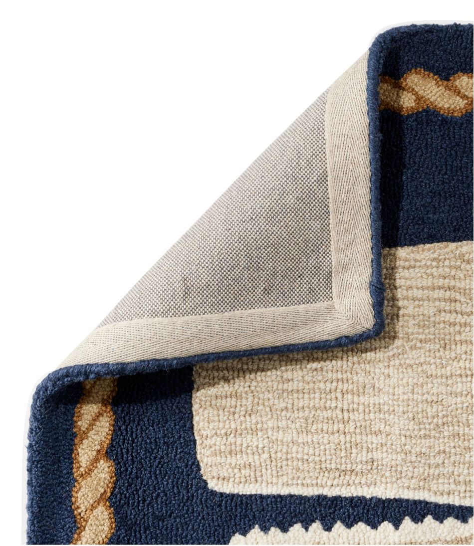 Wool Hooked Novelty Runner Whale