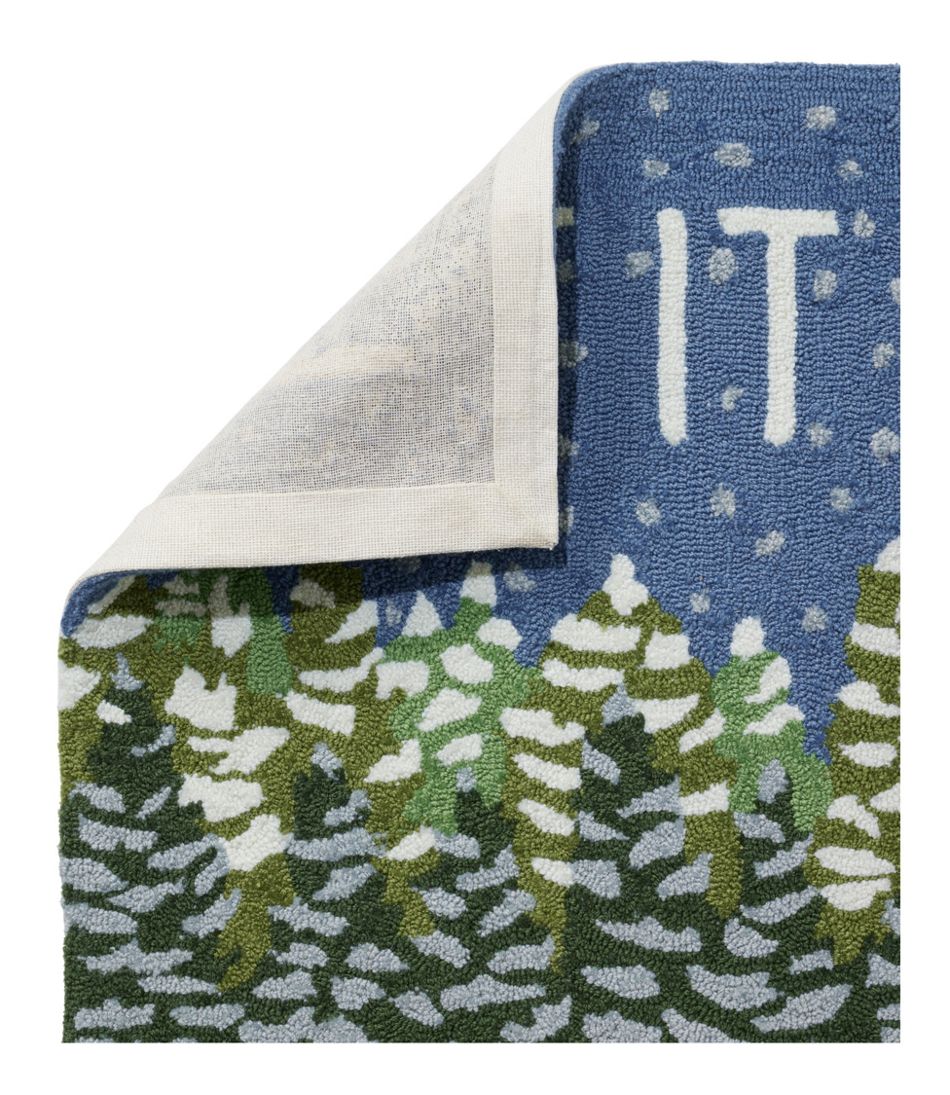 Frosted Trees Indoor/Outdoor Vacationland Runner