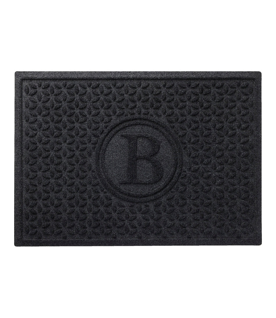 Personalized Blooming Circles Heavyweight Recycled Waterhog Doormat