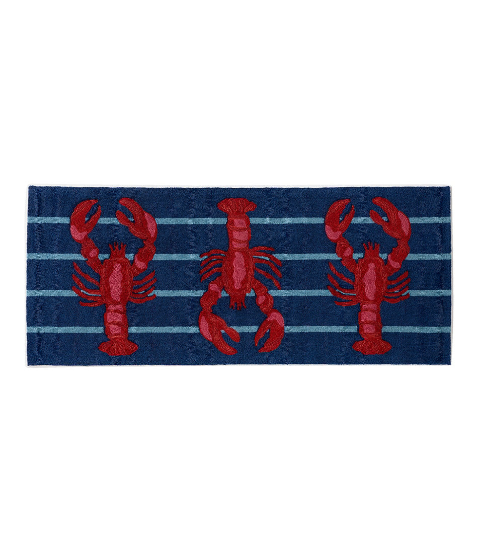 Indoor/Outdoor Vacationland Runner Lobsters