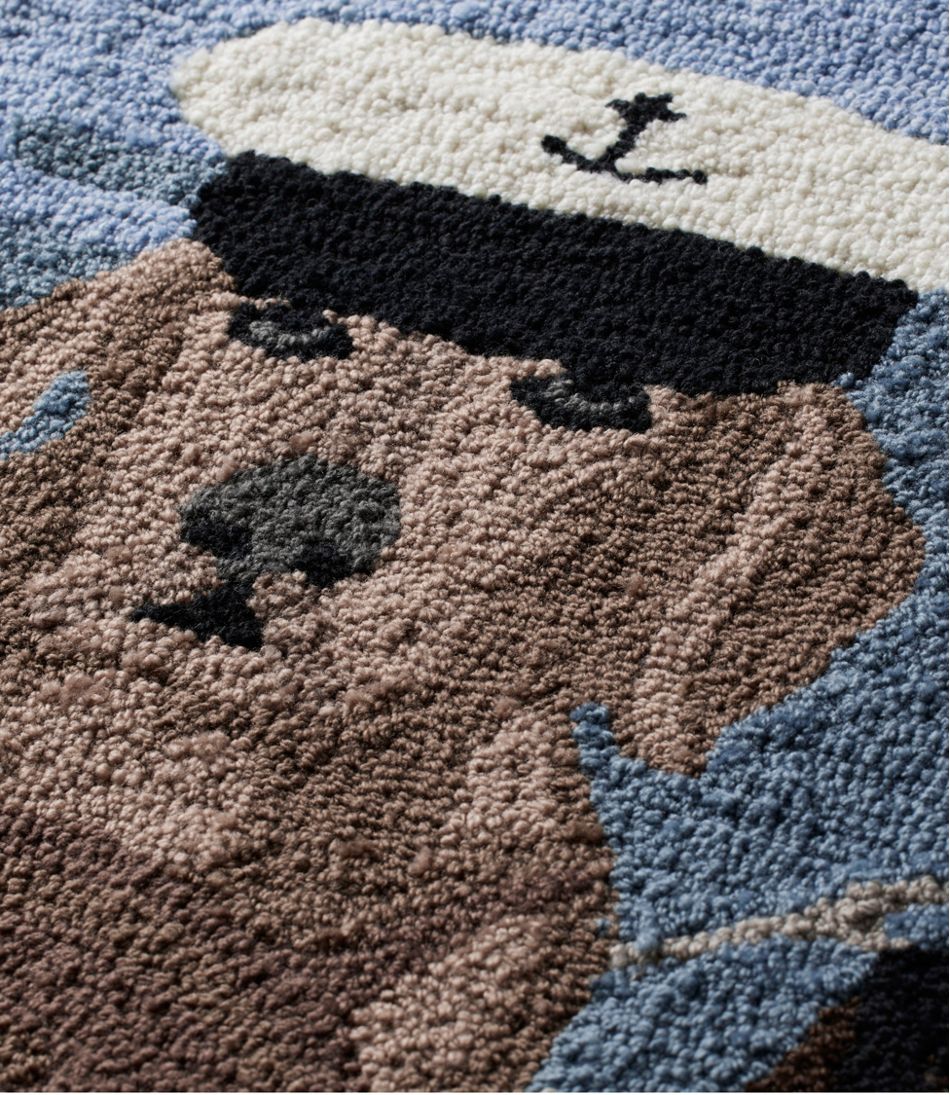 Indoor/Outdoor Vacationland Rug Seaside Dogs