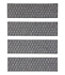 Stair Treads Set of Four Washable Waterhog Mat Honeycomb