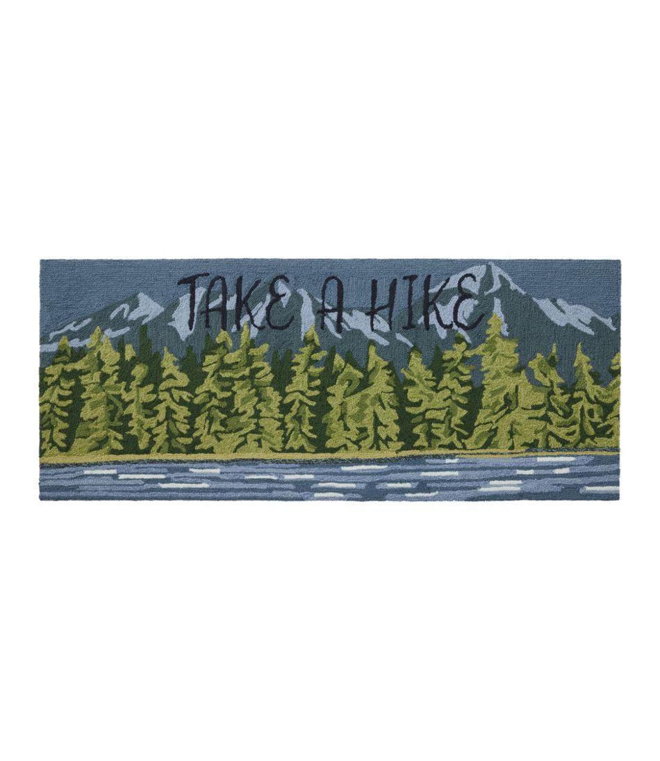 Lakeside Mountain Scene Indoor/Outdoor Vacationland Runner