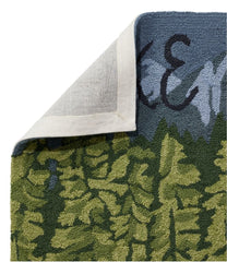 Lakeside Mountain Scene Indoor/Outdoor Vacationland Runner