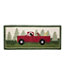 Dog Caravan Wool Hooked Novelty Runner